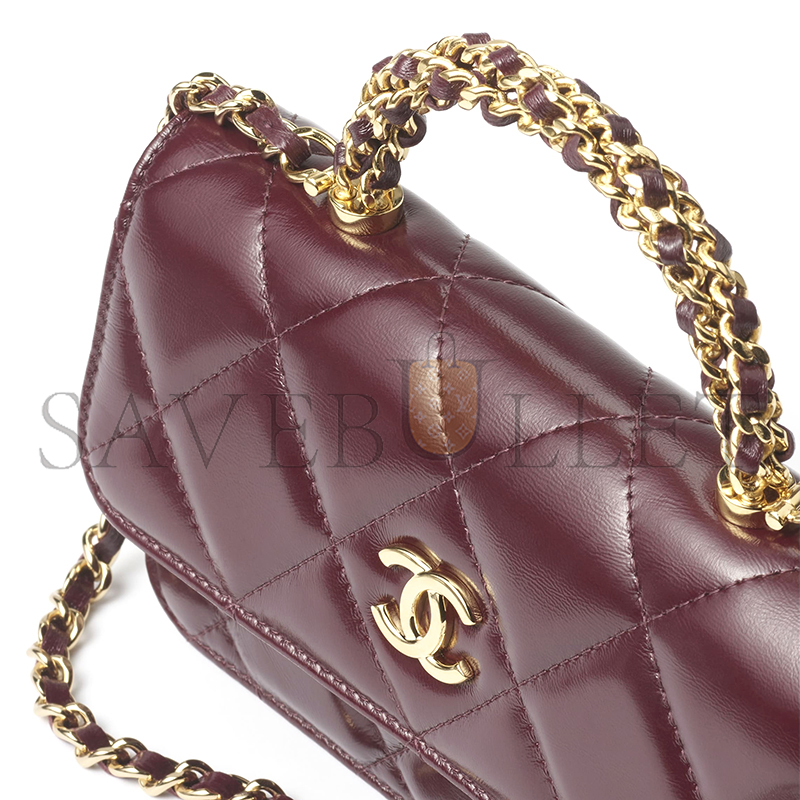 Ch**el clutch with chain ap4167 (18*10*4.5cm)